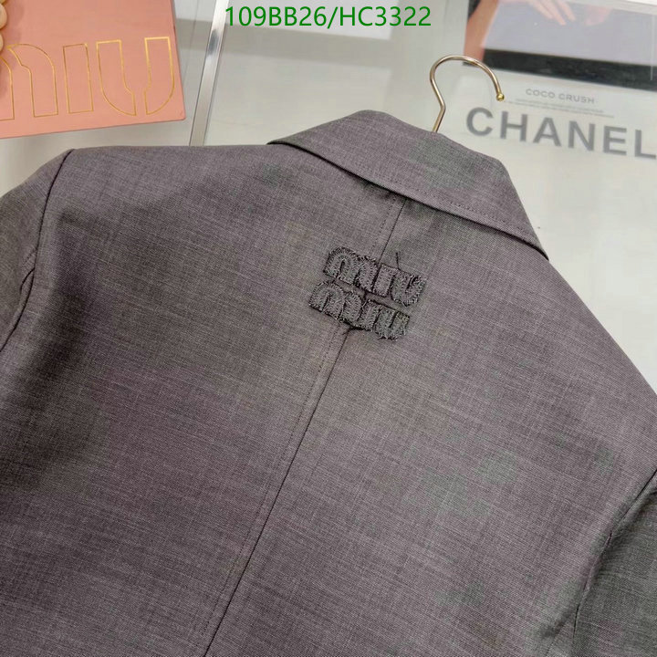 M*IUMIU-👕》Clothing Code: HC3322