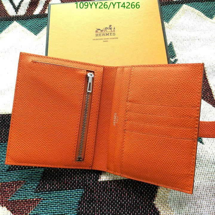He*rm*es-》Wallet-Mirror Quality Code: YT4266