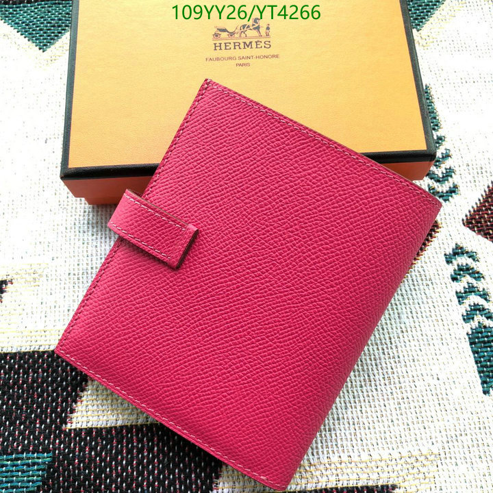 He*rm*es-》Wallet-Mirror Quality Code: YT4266