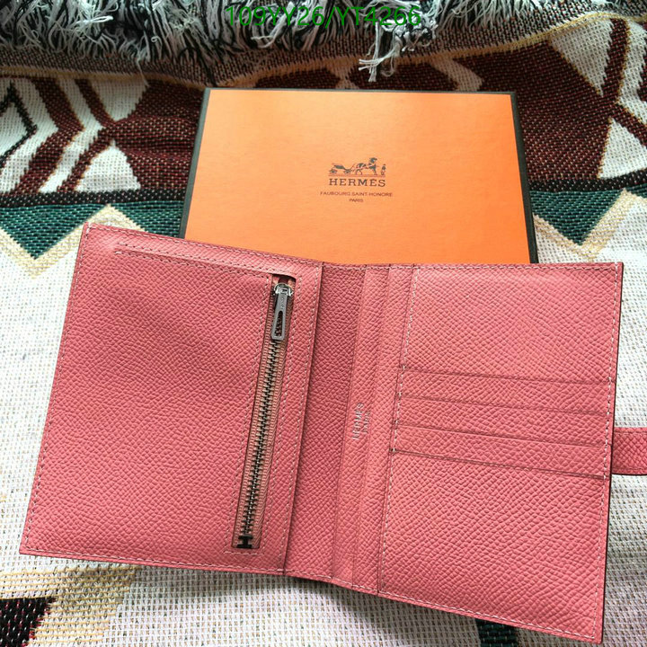 He*rm*es-》Wallet-Mirror Quality Code: YT4266