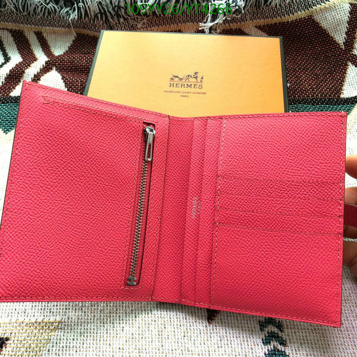 He*rm*es-》Wallet-Mirror Quality Code: YT4266