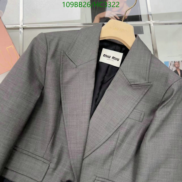 M*IUMIU-👕》Clothing Code: HC3322