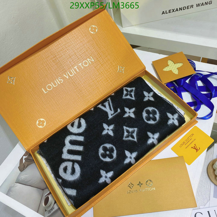 YUPOO-Louis Vuitton fashion women's scarf LV Code: LM3665 $: 29USD