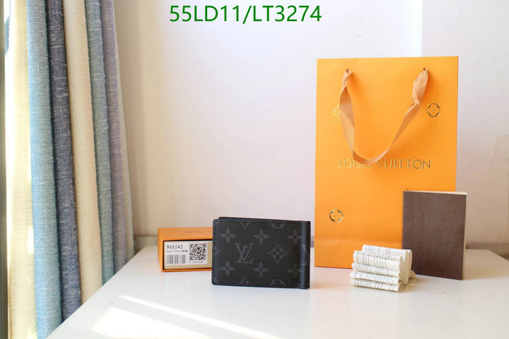 YUPOO-Louis Vuitton Fashion Wallet LV Code: LT3274 $: 55USD