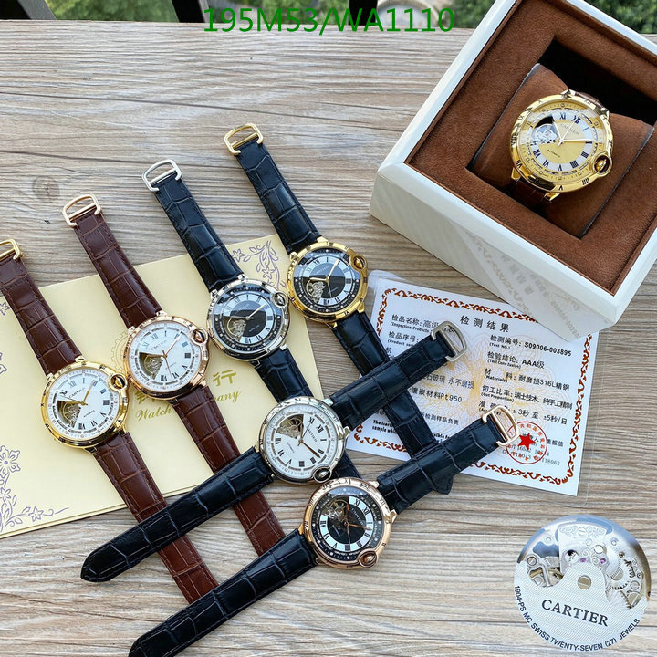 YUPOO-Cartier fashion watch Code: WA1110