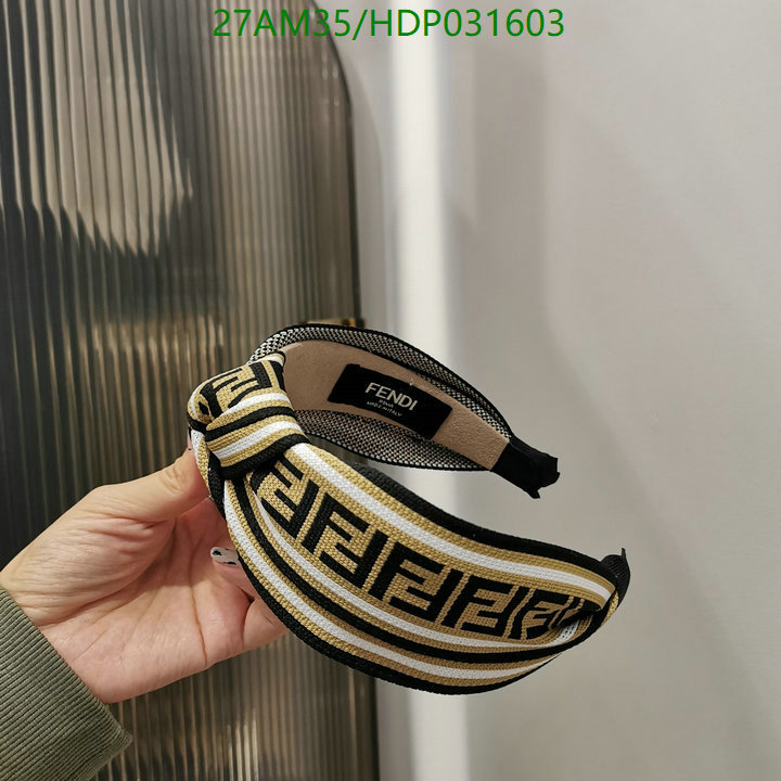 YUPOO-Fendi Headband Code: HDP031603