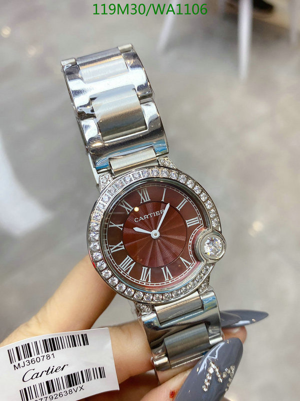 YUPOO-Cartier fashion watch Code: WA1106