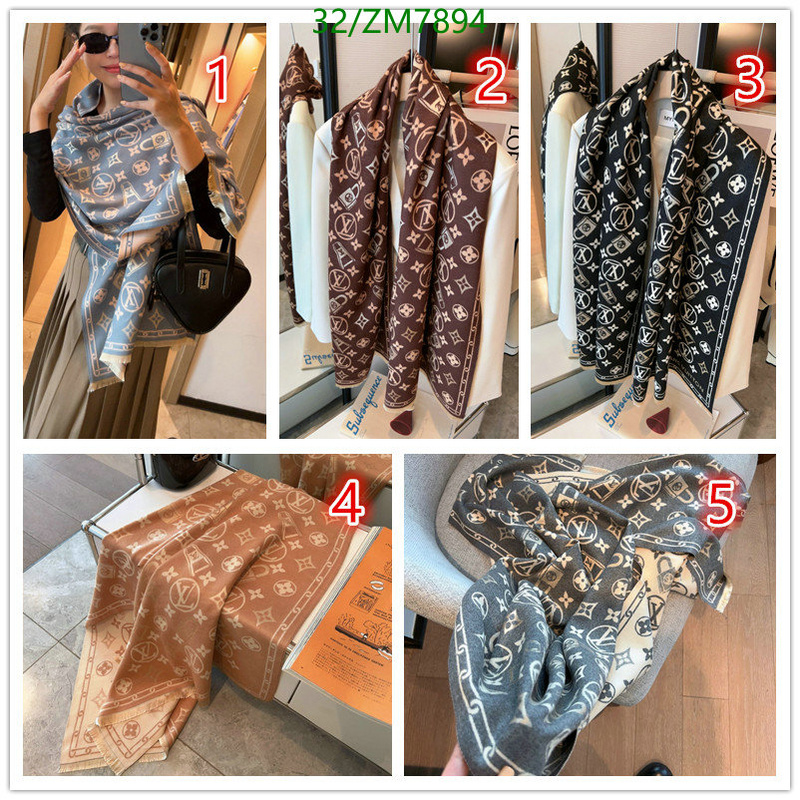 YUPOO-Louis Vuitton cheap replica scarf LV Code: ZM7894