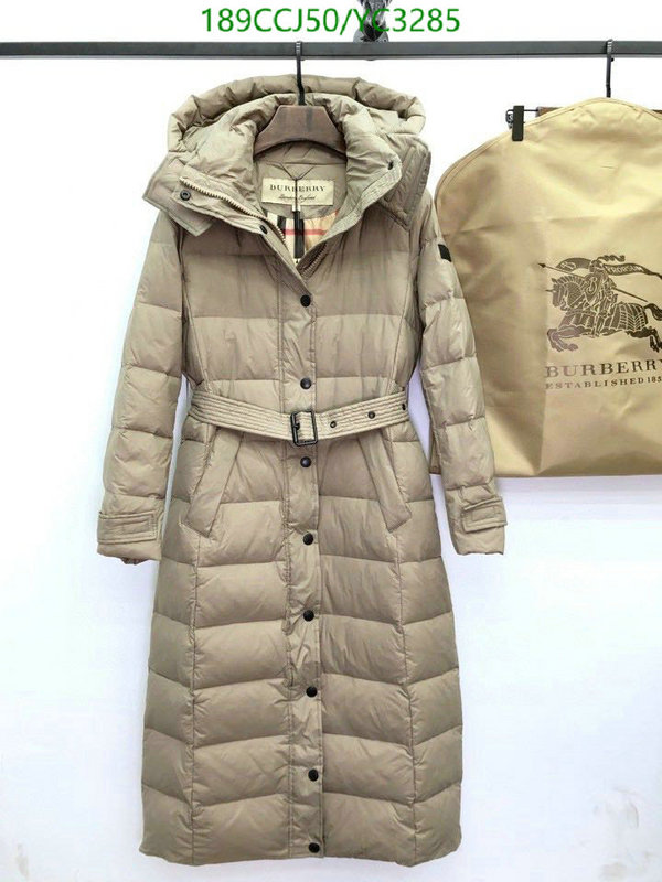 YUPOO-Burberry Down jacket Women's Code: YC3285 $: 189USD