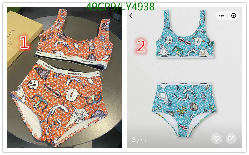 YUPOO-Burberry sexy Swimsuit Code: LY4938 $: 49USD