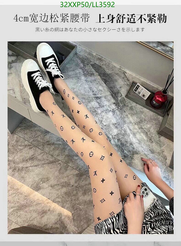 YUPOO-Louis Vuitton Sock New Pantyhose/Stockings LV Code: LL3592 $: 32USD