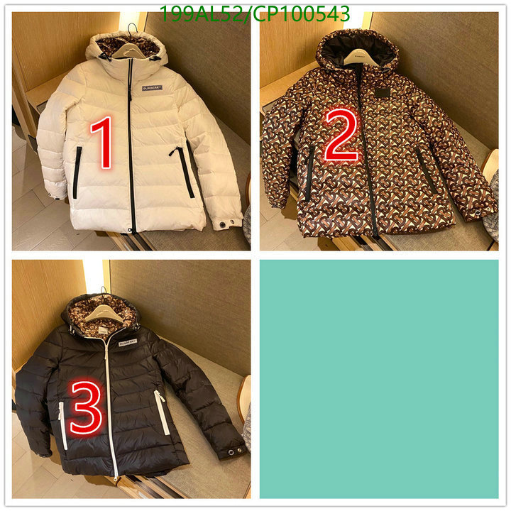YUPOO-Burberry Down jacket Code: CP100543