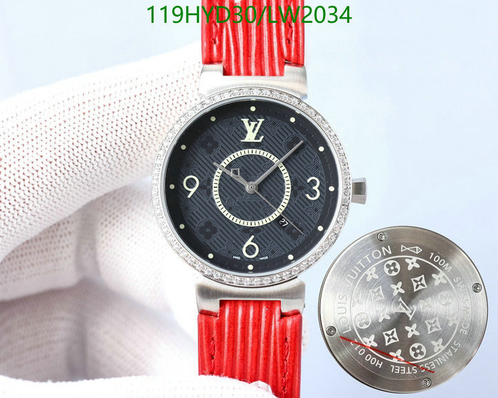 YUPOO-Louis Vuitton watch LV Code: LW2034