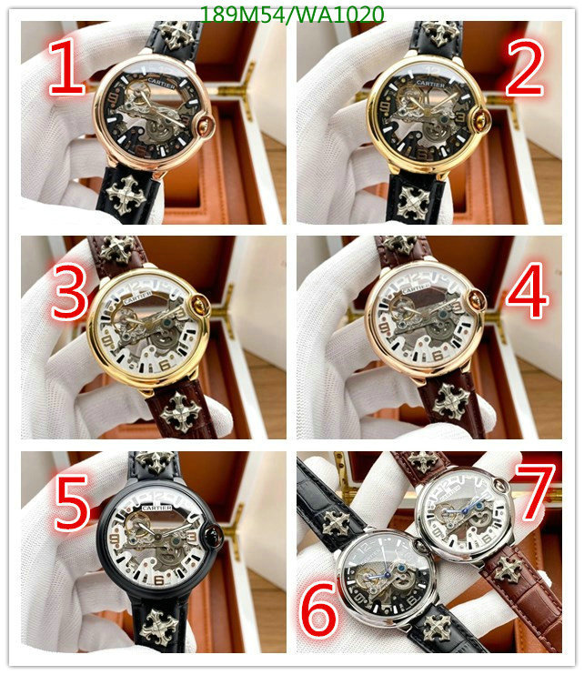 YUPOO-Cartier fashion watch Code: WA1020