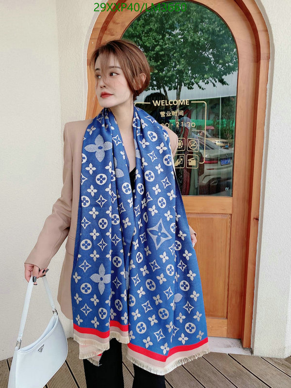 YUPOO-Louis Vuitton fashion women's scarf LV Code: LM3660 $: 29USD