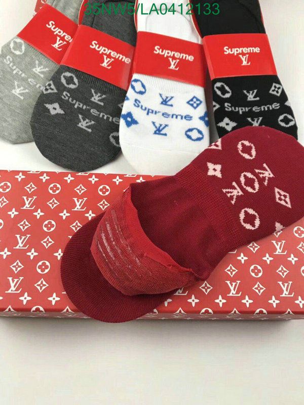 YUPOO-Louis Vuitton Boat socks Sock LV Code:LA0412133