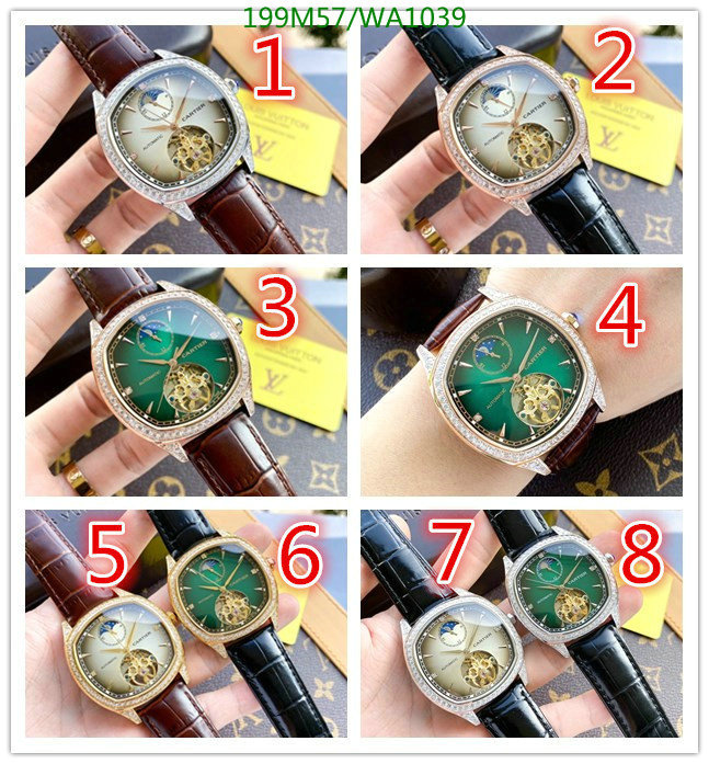 YUPOO-Cartier fashion watch Code: WA1039