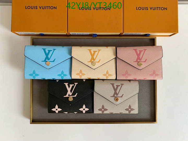 YUPOO-Louis Vuitton Wallet LV Code: YT3460 $: 42USD