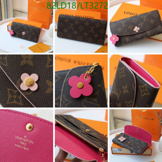 YUPOO-Louis Vuitton Fashion Wallet LV Code: LT3272 $: 82USD