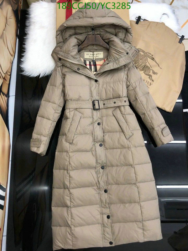 YUPOO-Burberry Down jacket Women's Code: YC3285 $: 189USD