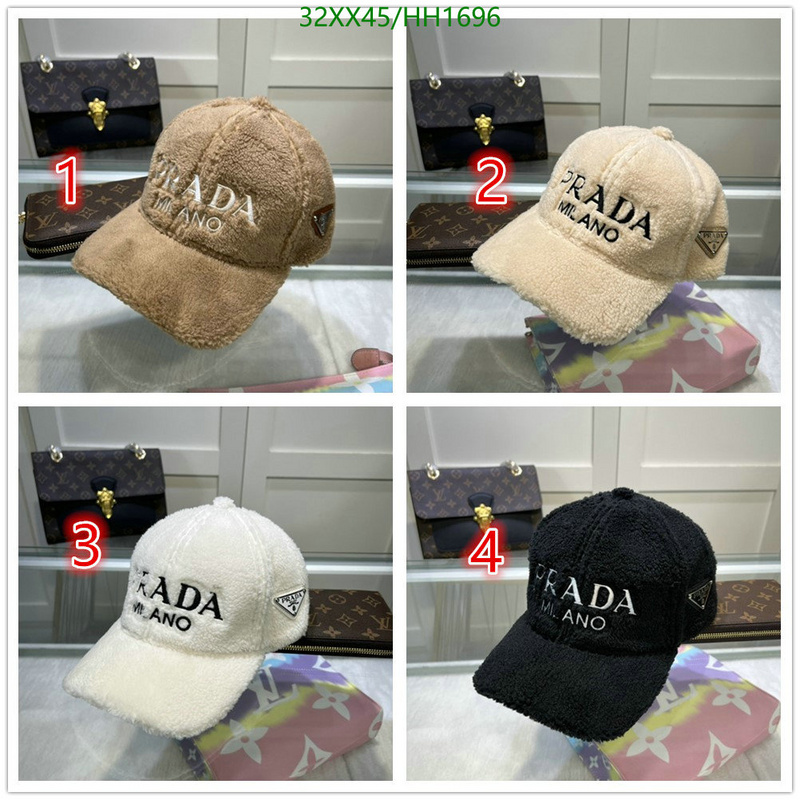 YUPOO-Prada1:1 Replica hat (cap) Code: HH1696