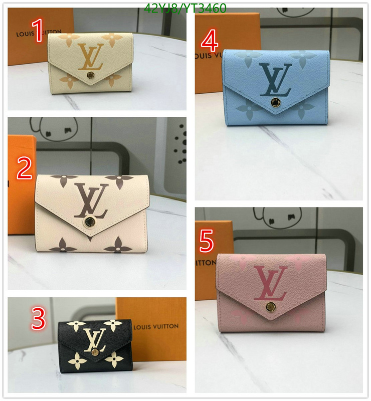 YUPOO-Louis Vuitton Wallet LV Code: YT3460 $: 42USD