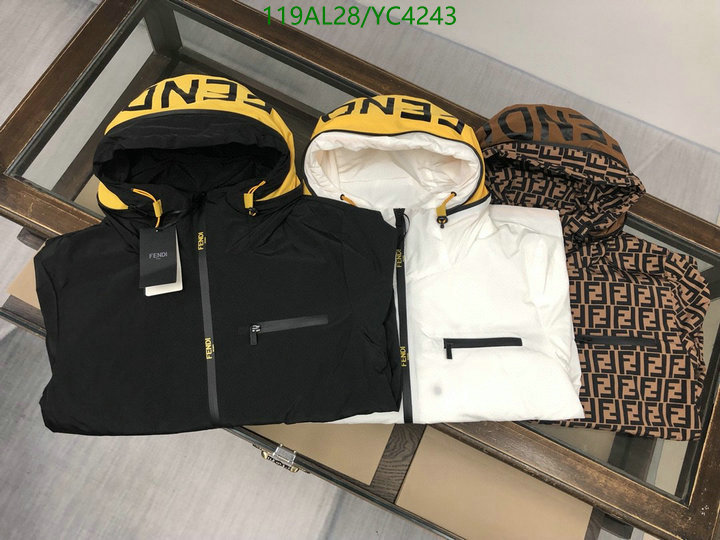 YUPOO-Fendi high quality Men's Down jacket Code: YC4243 $: 119USD