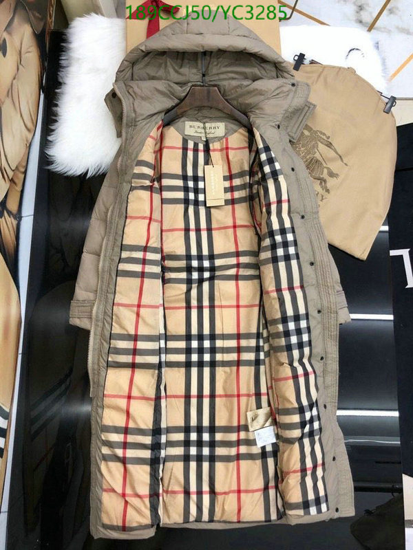 YUPOO-Burberry Down jacket Women's Code: YC3285 $: 189USD