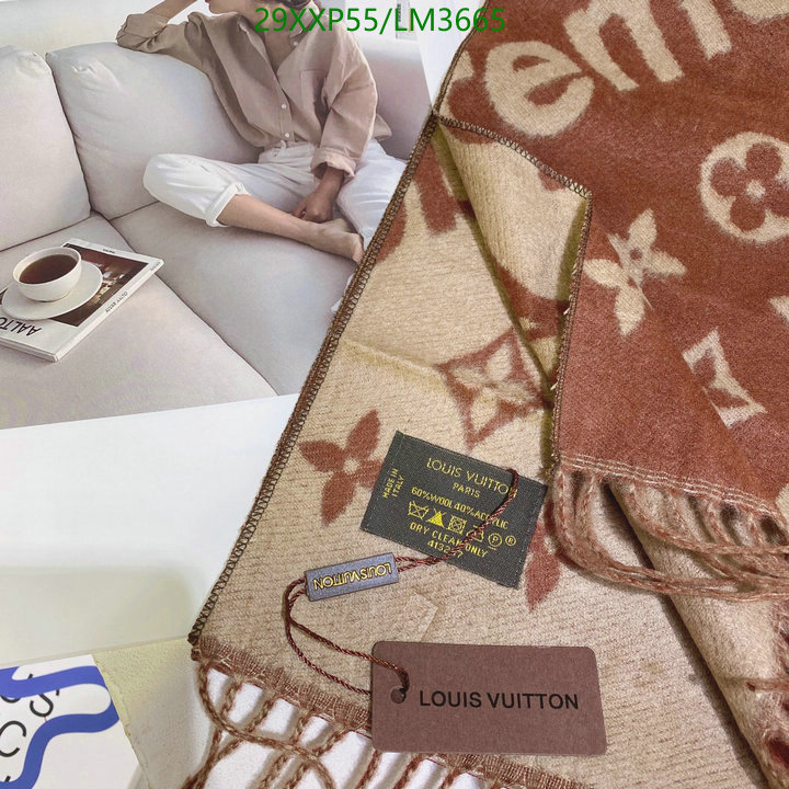 YUPOO-Louis Vuitton fashion women's scarf LV Code: LM3665 $: 29USD