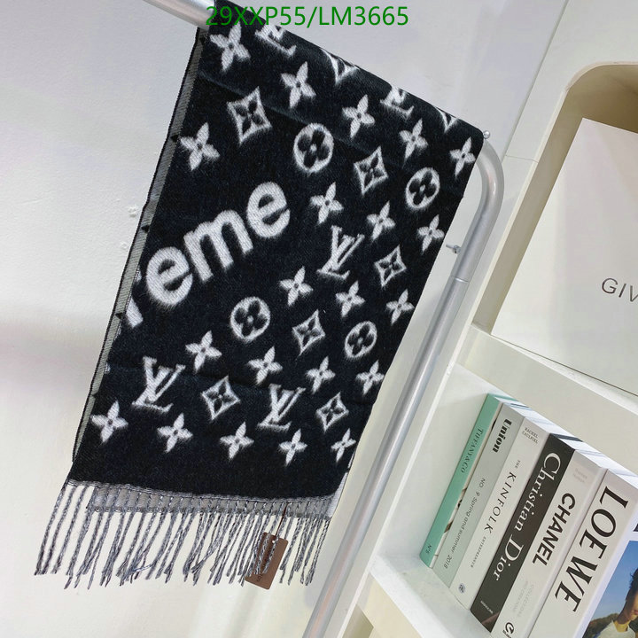 YUPOO-Louis Vuitton fashion women's scarf LV Code: LM3665 $: 29USD