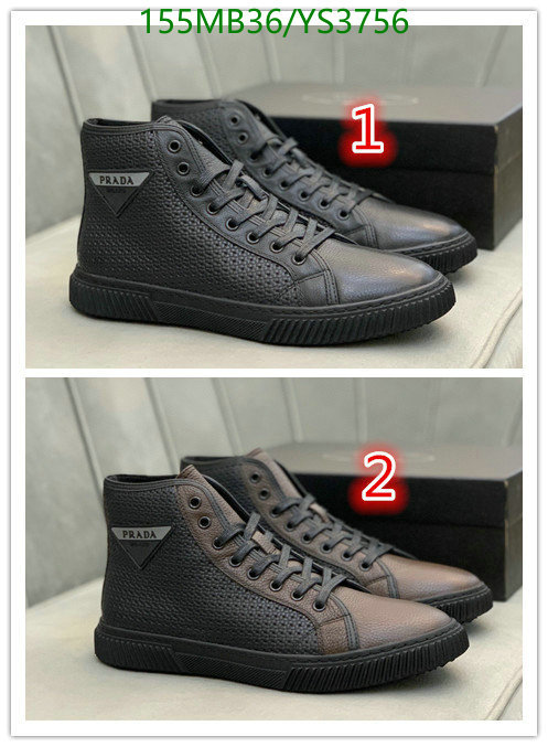 YUPOO-Prada men's shoes Code: YS3756 $: 155USD