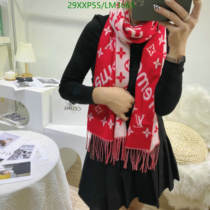 YUPOO-Louis Vuitton fashion women's scarf LV Code: LM3665 $: 29USD