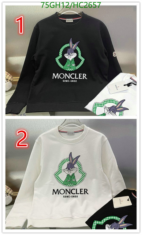 YUPOO-Moncler Best Designer Replicas clothing Code: HC2657