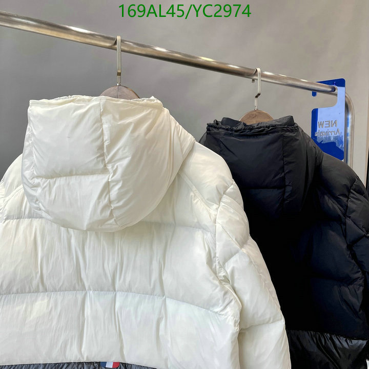 YUPOO-Moncler men's and women's down jacket Code: YC2974 $: 169USD