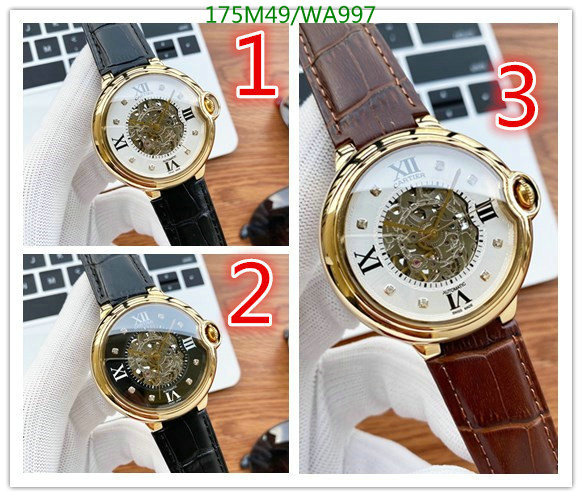 YUPOO-Cartier fashion watch Code: WA997