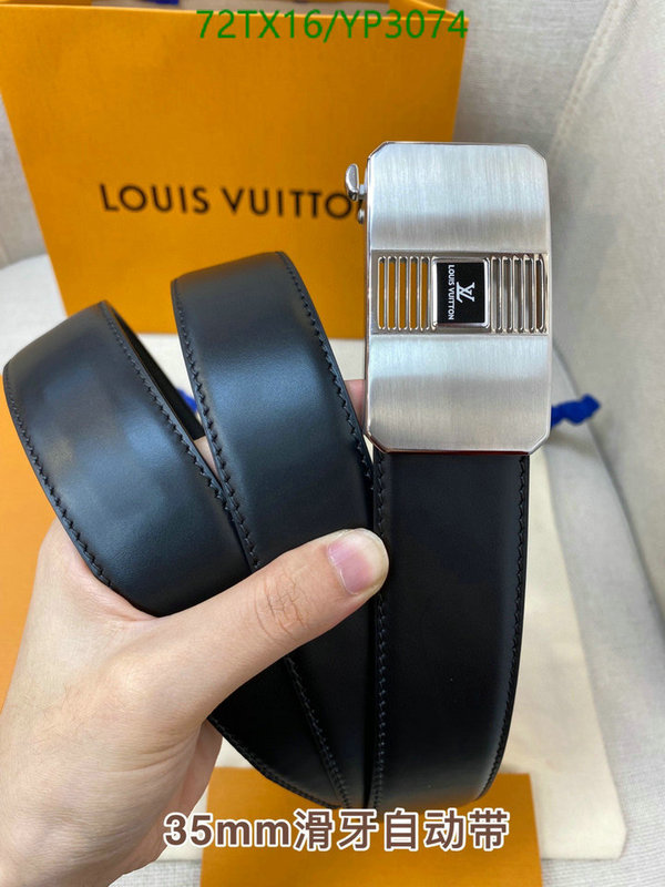 YUPOO-Louis Vuitton Square buckle belts LV Code: YP3074 $: 72USD