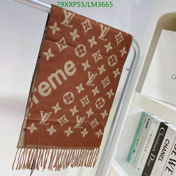 YUPOO-Louis Vuitton fashion women's scarf LV Code: LM3665 $: 29USD