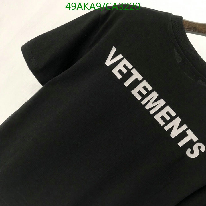 YUPOO-VETEMENTS T-Shirt Code: CA3220