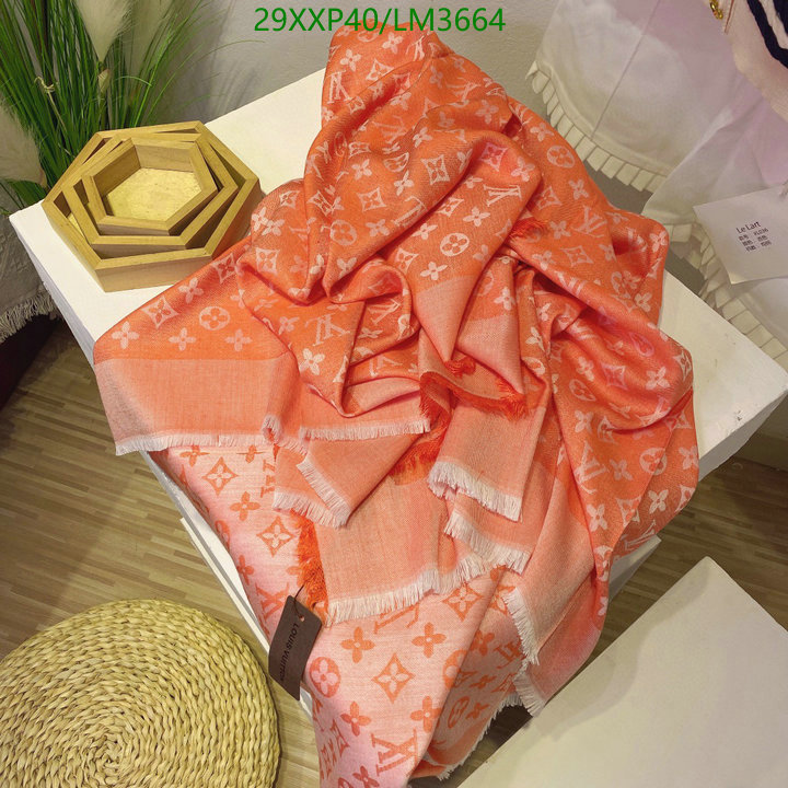 YUPOO-Louis Vuitton fashion women's scarf LV Code: LM3664 $: 29USD