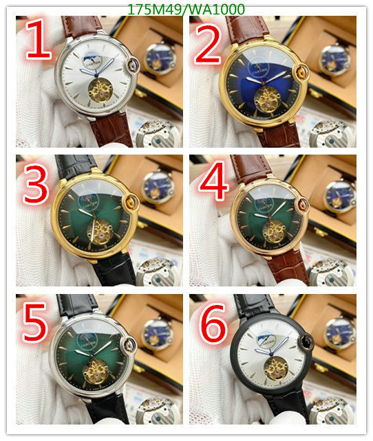 YUPOO-Cartier fashion watch Code: WA1000