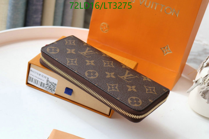 YUPOO-Louis Vuitton Fashion Wallet LV Code: LT3275 $: 72USD