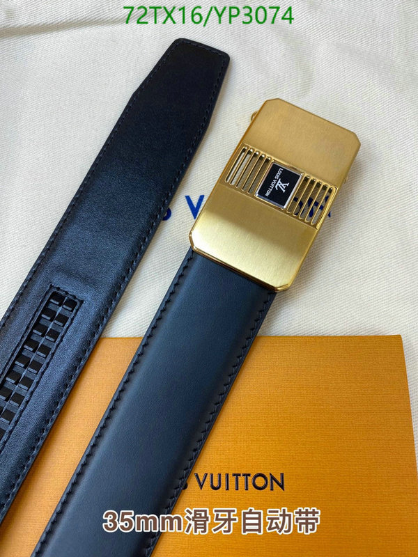 YUPOO-Louis Vuitton Square buckle belts LV Code: YP3074 $: 72USD