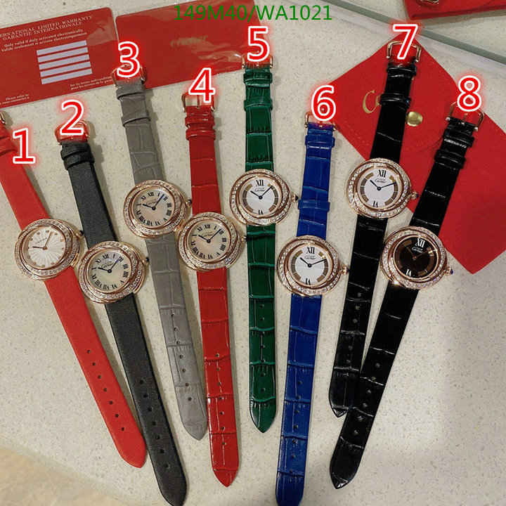 YUPOO-Cartier fashion watch Code: WA1021