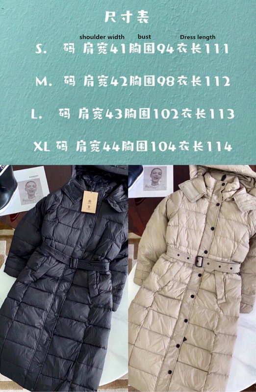 YUPOO-Burberry Down jacket Women's Code: YC3285 $: 189USD