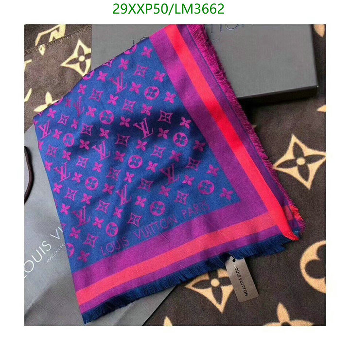 YUPOO-Louis Vuitton fashion women's scarf LV Code: LM3662 $: 29USD