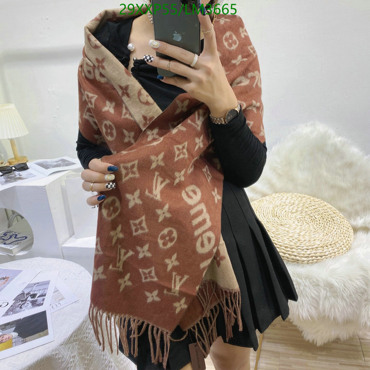 YUPOO-Louis Vuitton fashion women's scarf LV Code: LM3665 $: 29USD