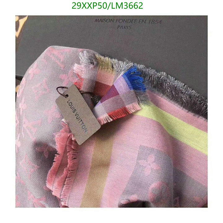 YUPOO-Louis Vuitton fashion women's scarf LV Code: LM3662 $: 29USD