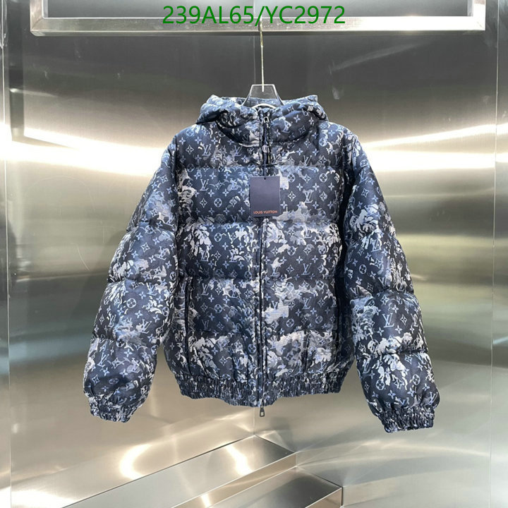 YUPOO-Louis Vuitton men's and women's down jacket Code: YC2972 $: 239USD