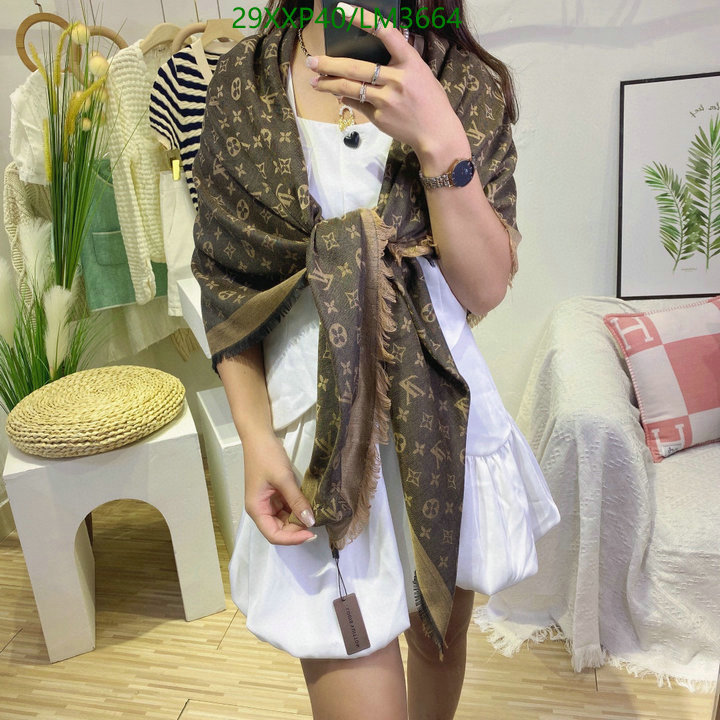 YUPOO-Louis Vuitton fashion women's scarf LV Code: LM3664 $: 29USD