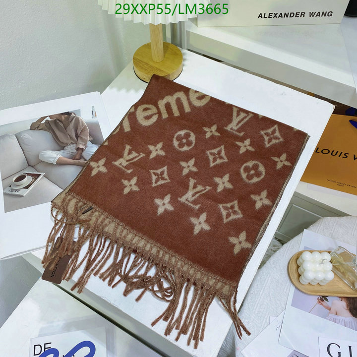 YUPOO-Louis Vuitton fashion women's scarf LV Code: LM3665 $: 29USD